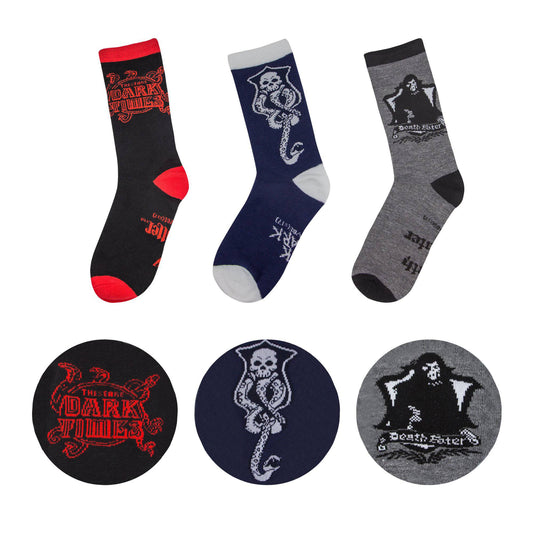 Harry Potter - Socken 3er-Pack - Dunkle Künste