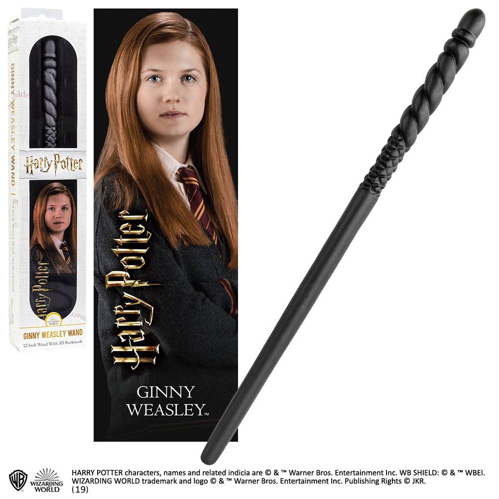 Harry Potter - Ginny Weasley Zauberstab mit 3D Lesezeichen