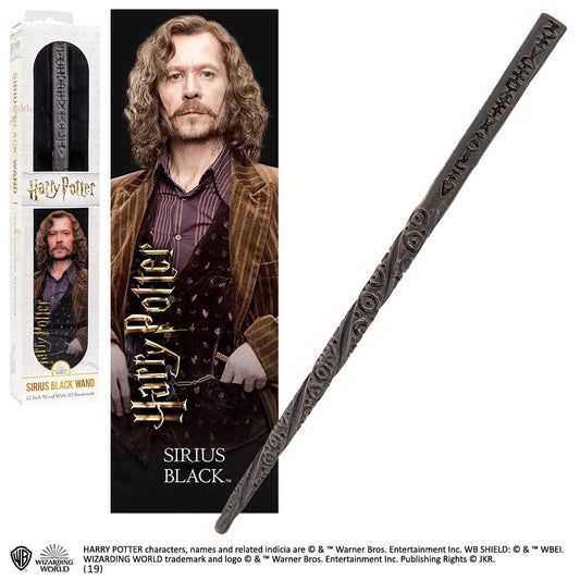 Harry Potter - Sirius Black Zauberstab mit 3D Lesezeichen