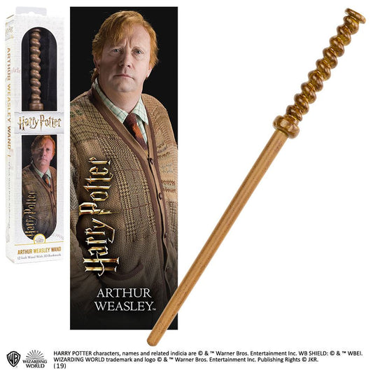 Harry Potter - Arthur Weasley Zauberstab mit 3D Lesezeichen