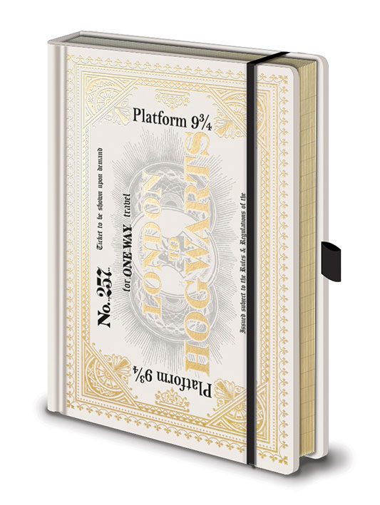 Harry Potter - Premium Notizbuch A5 - Hogwarts Express Ticket